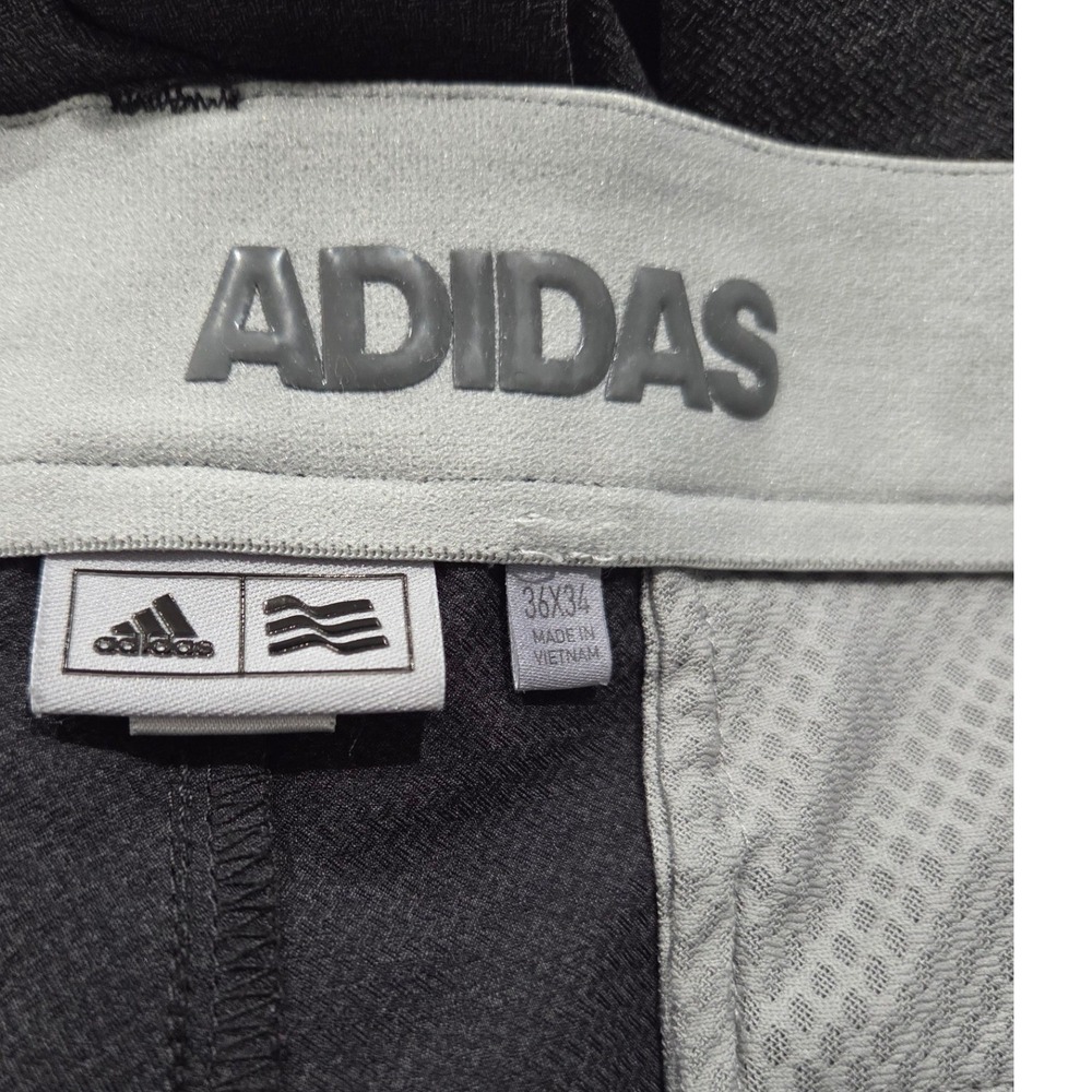 Adidas Ultimate365 Golf Pants Mens 36x34 Dark Gray Stretch Performance Athletic - Picture 4 of 6